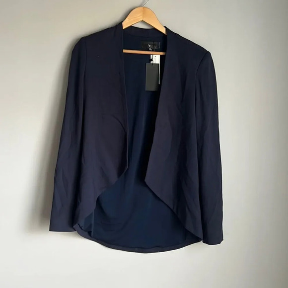 NWT Blaque Label Sculpted Dellana Noir Blazer Navy - Picture 2 of 7